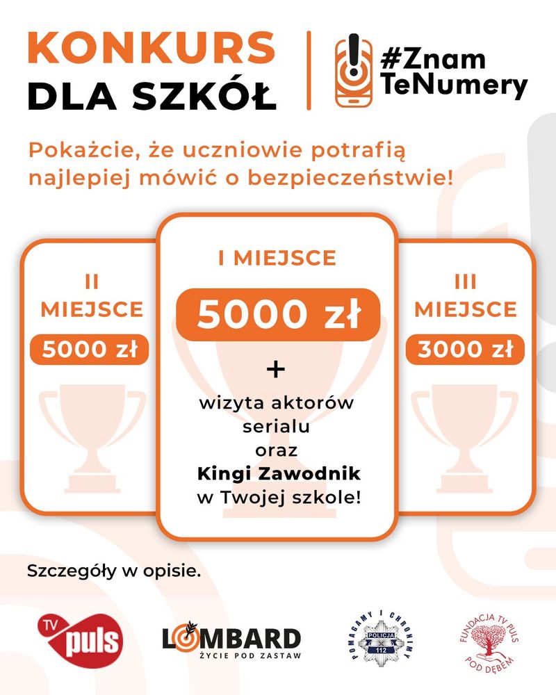  Regulamin konkursu  – #ZnamTeNumery – „Bądź Numerem 1 w swojej rodzinie!”
